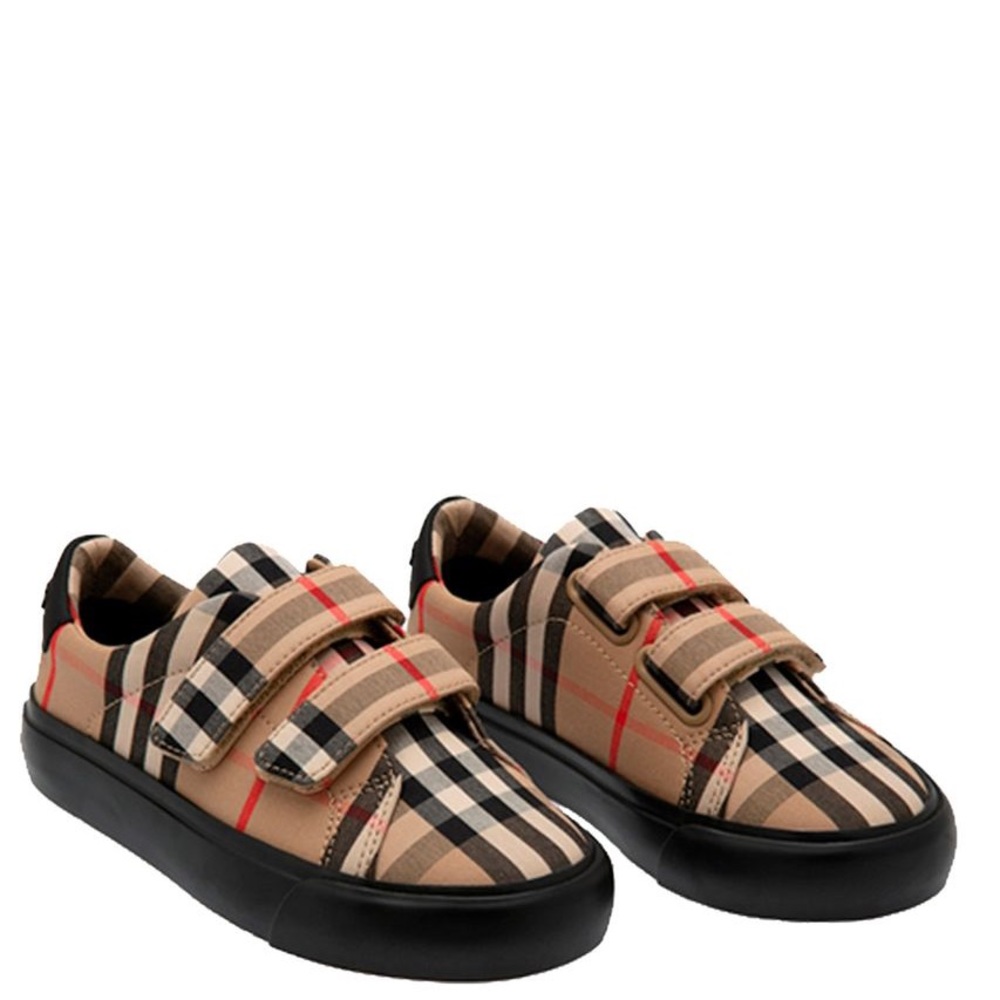 Burberry Little Kid's Markham Checkered Sneakers
